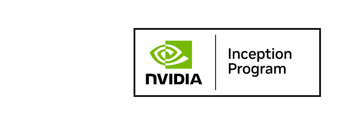 Clairwave logo beside the NVIDIA Inception Program member badge